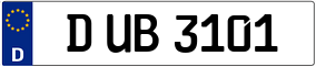 Truck License Plate